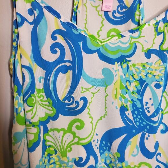 Lilly Pulitzer Dusk Racer Back Cami Tank Top in Resort White Crystal Coast S - Picture 16 of 16